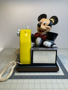 Vintage Unisonic Mickey Mouse Landline Telephone Model 6050